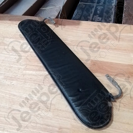 Occasion : Pare soleil avant en cuir noir pour Jeep CJ5, CJ7, YJ
