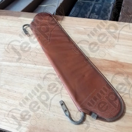 Occasion : Pare soleil avant en cuir marron pour Jeep CJ5, CJ7, YJ