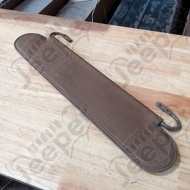 Occasion : Pare soleil avant en tissu marron pour Jeep CJ5, CJ7, YJ