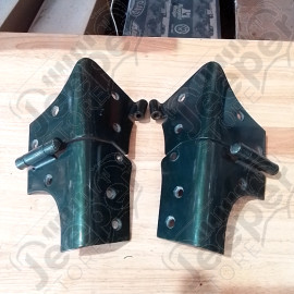 Occasion : Lot de 2 charnières de baie de pare brise vert foncé pour Jeep Wrangler TJ