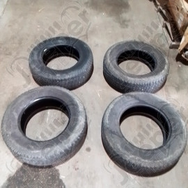 Occasion : Lot de 4 pneus BRIDGESTONE DUELER 255/70R18 pour Jeep Wrangler JK