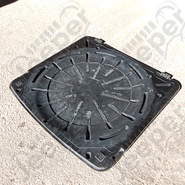 Occasion : Trappe de coffre en tissu gris pour roue de secours pour Jeep Grand Cherokee WJ, WG