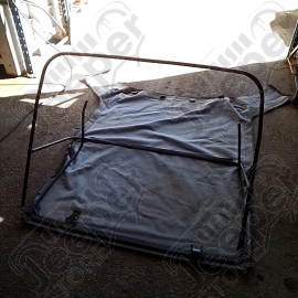Occasion : Bâche Bestop grise incomplète. pour Jeep CJ7, YJ, TJ