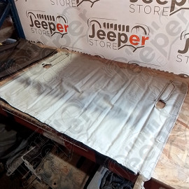 Occasion : Duster couverture de plateau simili cuir blanc marque Kayline pour Jeep CJ5, CJ7, YJ