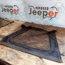 Occasion : Fenêtre plastique gauche pour bâche marron pour Jeep CJ7, YJ, TJ