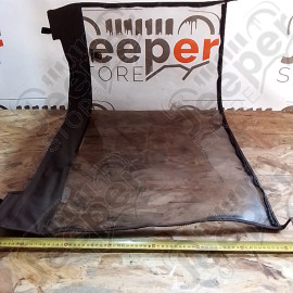 Occasion : Lunette arrière plastique pour bâche Bestop marron pour Jeep CJ7, YJ, TJ