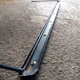 Occasion : Armature métallique noire pour bâche dessus baie de pare brise pour Jeep CJ7, YJ, TJ