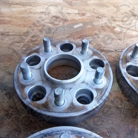 Occasion : Lot de 4 elargisseurs de voies (roue) 5x127 - 14x1.5 (marque Hoffman) pour Jeep JL, WL, WK2, JT