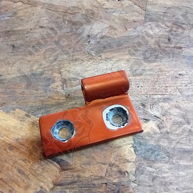 Occasion : Partie de charnière de porte gauche orange pour Jeep CJ7, CJ8, YJ