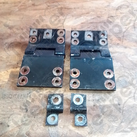 Occasion : Lot de 2 charnières de hayon de hardtop noires / bleues foncées pour Jeep CJ7, CJ8