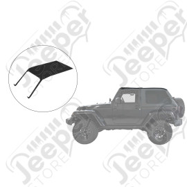 Partie 1/2 TOP - Bâche JK Top U2 SUNTOP, couleur Black Diamond, pour Wrangler JK 2 portes