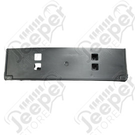 Support de plaque d'immatriculation avant (format France) - Jeep Wrangler JL - 68293733AA / 68293733 / 68295604AA / 68293739AA