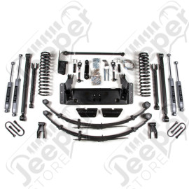 Kit réhausse Long Arm +8.5" (+21,60cm) BDS Suspension pour Jeep Cherokee XJ