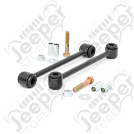 Kit 2 biellettes de barre stabilisatrice avant rallongées (réhausse 10cm) - Jeep Wrangler YJ - RC7593