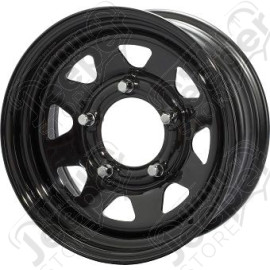 Jante Triangular Acier Noir 8x15 / 6x139.7 / ET: -25 - 308BK - Jante 15 pouces
