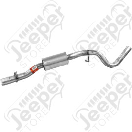 Tube avec silencieux intermédiaire moteur 3.6L V6 - Jeep Wrangler JK (2 portes)