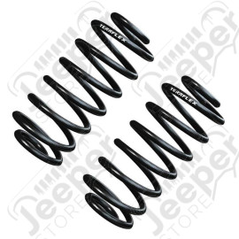 Kit de 2 ressorts hélicoïdaux arrière de marque Teraflex taille: +3" (hauteur +7.62cm) pour Jeep Wrangler TJ 