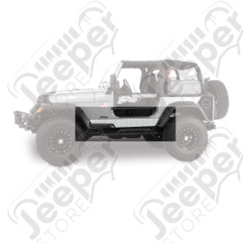 it de protections de bas de caisse en aluminium strié - Jeep Wrangler TJ - WAR909U