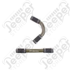 WODUKIT4 Kit 4 durites d'eau avec 8 colliers et 2 tubes acier pour Jeep M201