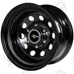 Jante Modular Noir 8x17 / 5x127 / ET: 30 / CB : 71.5 - Pour véhicules Jeep Wrangler JK, JL, Gladiator JT, Grand Cherokee WJ, WG, Grand Cherokee WH, WK WK2 - Jante Acier 17 pouces - 1451.34 / DYN-D17830P5127BR71 / D17830P5127BR71