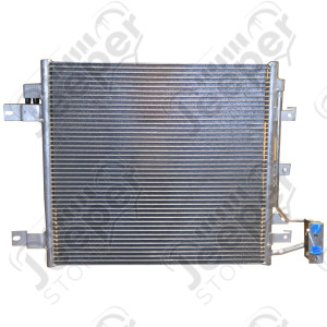 Condenseur de climatisation et radiateur huile de boite automatique 3.6L V6 essence Jeep Wrangler JK - 1141.25JS2 / 1BP01644AA / 68143891AA / 68143891 / 023-016-0017 / 522101N / 7800610 / CD331209 / KTT110673 / 43853
