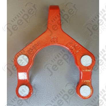 Crochet de remorquage US (couleur rouge) pour Jeep Wrangler JL