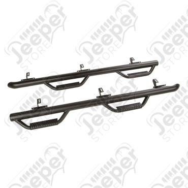 Kit de marchepieds noir avec marches - Jeep Wrangler JK Unlimited (4 portes) - 11596.02