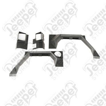 Kit d'ailes et élargisseurs d'ailes arrière renforcées avant en acier XHD pour Jeep Wrangler JK