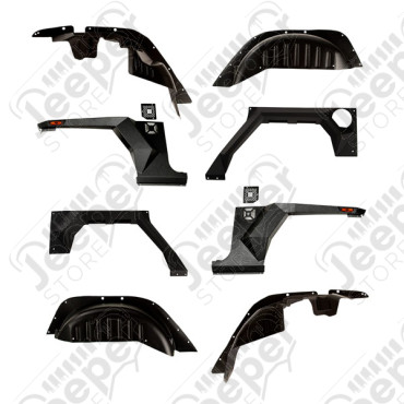 Kit 4 ailes et élargisseurs renforcées en acier avec passage d'aile intérieur XHD - Jeep Wrangler JK Unlimited (4 portes) - 11615.06 / 11615-06