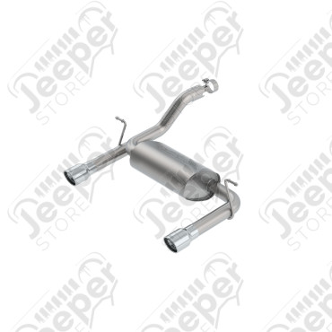 Silencieux BORLA avec double tube de sortie moteurs 2.0L, 3.6L V6, 4xe - Jeep Wrangler JL - 11955