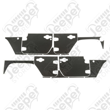 Kit de protections latéraux aimantées pour Jeep Wrangler JK Unlimited 
