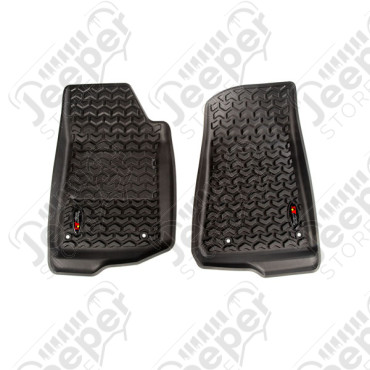 Kit de 2 tapis de sol avant en caoutchouc préformés - Jeep Wrangler JL (2 ou 4 portes) - 1566.36 / 12920.36 / 1566.35