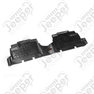 Kit de tapis de sol arrière en caoutchouc noir - Jeep Wrangler JK Unlimited (4 portes) - 1566.27 / 60531 / 12950.02 / 1295002 / 12950-02