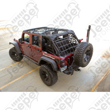 Filet de protection (cargo netz) pour Jeep Wrangler JK unlimited (4 portes)