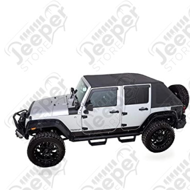 Bâche complète TrailView Fastback Rampage pour Jeep Wrangler JK Unlimited (4 portes)