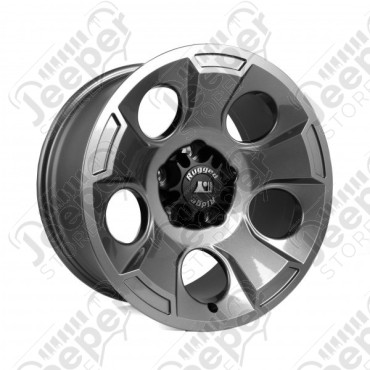 Jante aluminium Rugged Ridge Drakon Gun Metal 9x17 / 5x127 / ET: -12 - 15302.30 - Jante alu 17 pouces