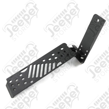 Repose pied en acier noir (avec boite automatique) pour Jeep Wrangler JL et Gladiator JT