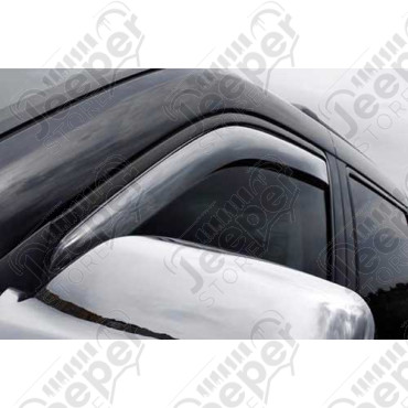 Kit de 4 déflecteurs de vitres (couleur fumée) pour Jeep Grand Cherokee WJ, WG