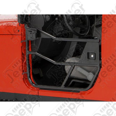Kit demi portes avant tubulaire acier, couleur: Black Denim, Jeep Wrangler JK & JK Unlimited (la paire)