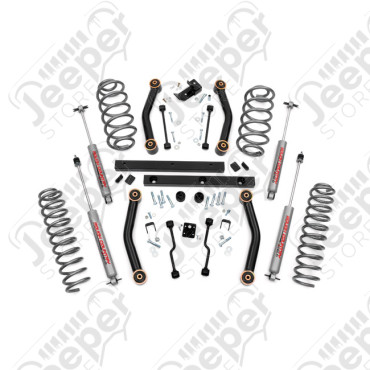 Kit réhausse +4" (+10.16 cm) Rough Country - Jeep Wrangler TJ - RC906S / RC668S