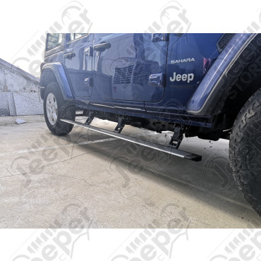 Kit marchepieds électriques avec plateau - Jeep Wrangler JL Unlimited 4 portes - AGGJWJL4ESS / TMPST01-0430