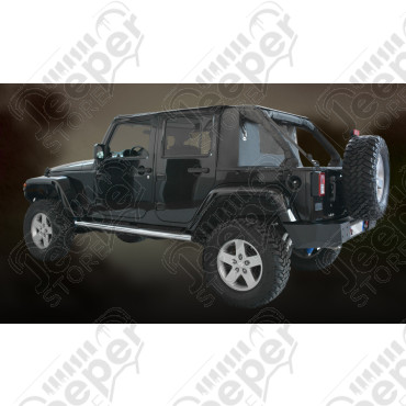 Bâche complète Suntop Cargo Top U4, couleur: Sable (Deep Sand) pour Jeep Wrangler JK Unlimited (4 portes) (Default)