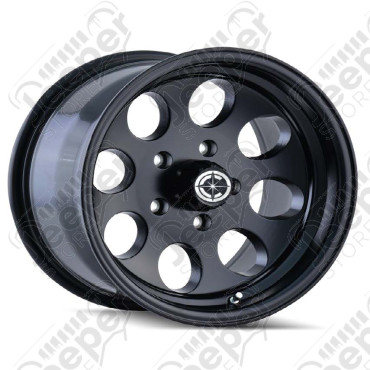 Jante aluminium OC Wheels 171 Noir Mat 9x17 / 5x127 / ET: -12 / CB: 78.3 - T4-OC171790550-12 - Jante alu 17 pouces