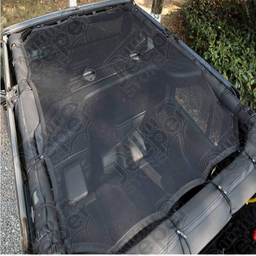 Bikini Eclipse Sun - Couleur : Noir typé Mesh - Jeep Wrangler JK Unlimited (4 portes) - Couvre les 4 places avant et arrière