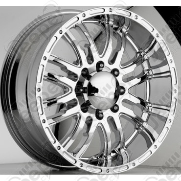 Jante alu poli EMR type 768 Chrome 8x17 / 5x127 / ET: 0 - EMR7688175.5 - Jante Alu 17 pouces
