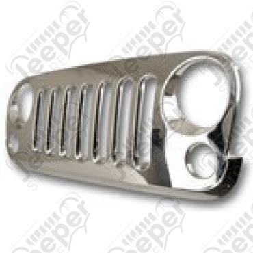 Enjoliveur de calandre en acier inox - Jeep Wrangler JK - H8402