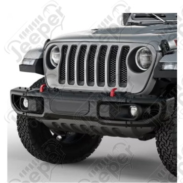 Pare chocs avant type Rubicon US avec porte treuil - Jeep Wrangler JL - H8064 / OFJLFBS014 + OFJLSB314H / OFJLFBS014B / JP-JL100