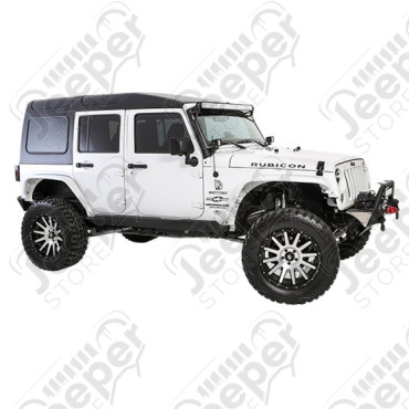 Hard Top Safari complet noir Jeep Wrangler JK Unlimited 4 portes