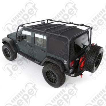 Galerie de toit acier noir Overhead Rack - Jeep Wrangler JK Unlimited (4 portes) - SB76717