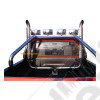 Échappement latéral avec grille de protection en acier / inox (longueur: 140cm) universel 